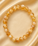 Natural Citrine Bracelet | 8 mm | self-confidence | dispel negative energy