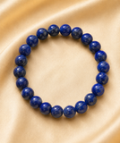 natural Lapis Lazuli Bracelet | 8 mm | enhance intuition | promote mental clarity