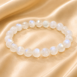 Natural Moon Stone Bracelet | 8 mm | stabilizing emotions | enhancing intuition