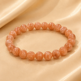 Natural Sun Stone Bracelet | 8 mm | boost confidence | relieve stress