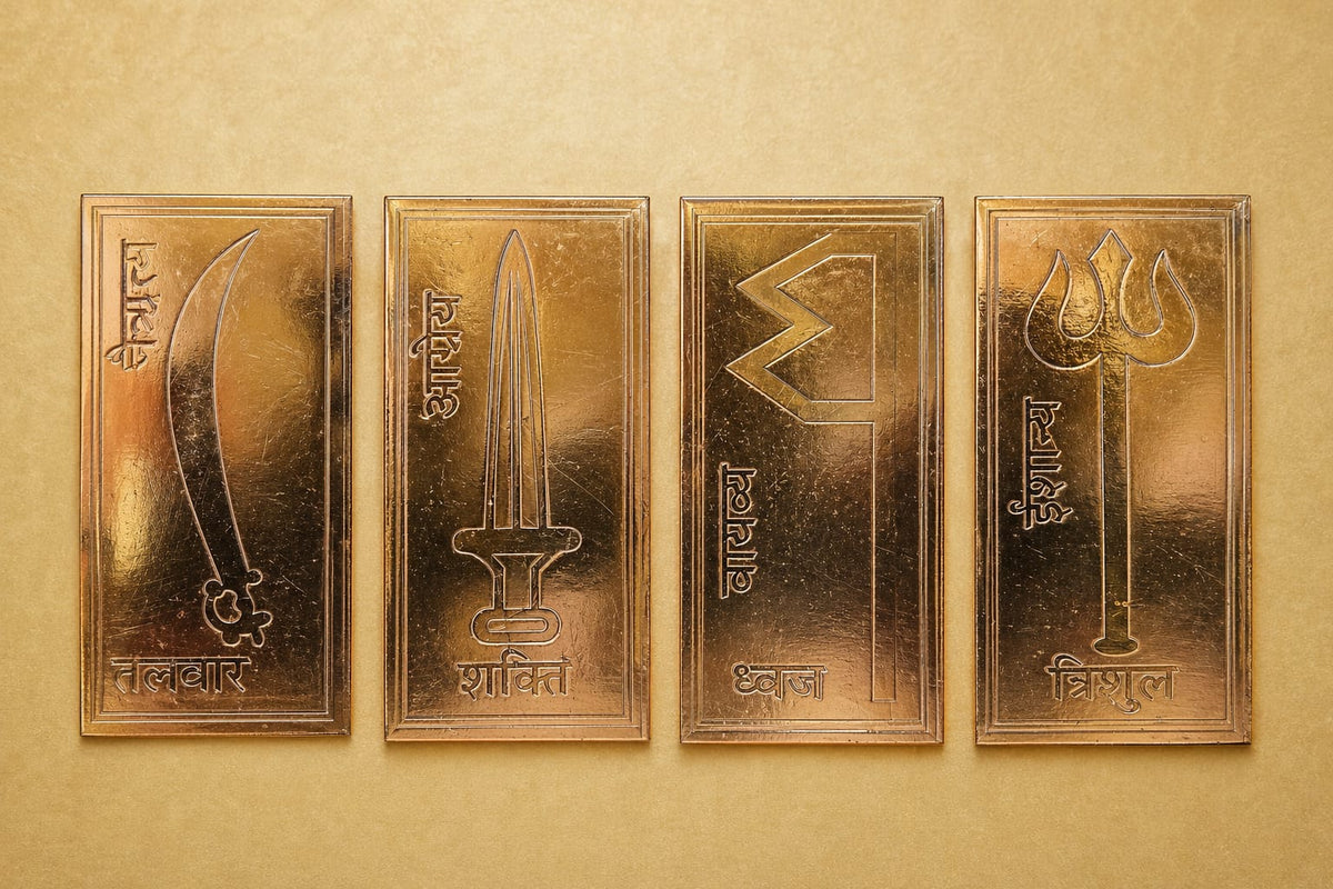 Copper Ashta Digpal Shastra Set For 8 Direction Problem