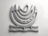 Zinc Helix Vastu Remedies for North-East Ishanya Dosha Nivaran Missing Corner & Cuts Remedies (Silver Grey)