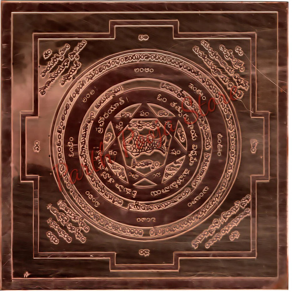 Matsya Yantra for Wealth & Good Luck