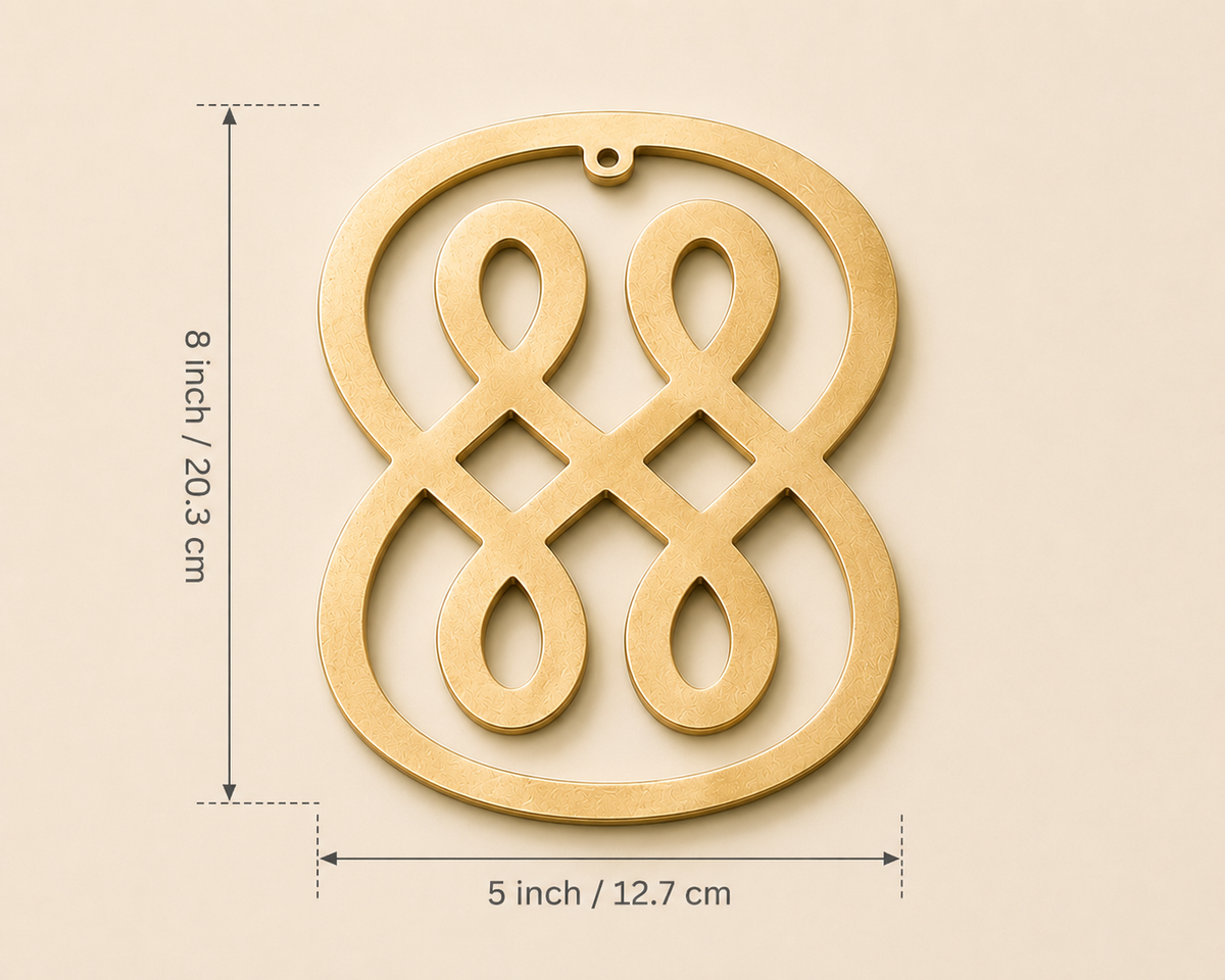 Brass Infinity Symbol For Vastu Properity