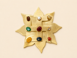 Brass Swastik in Lotus Crafted